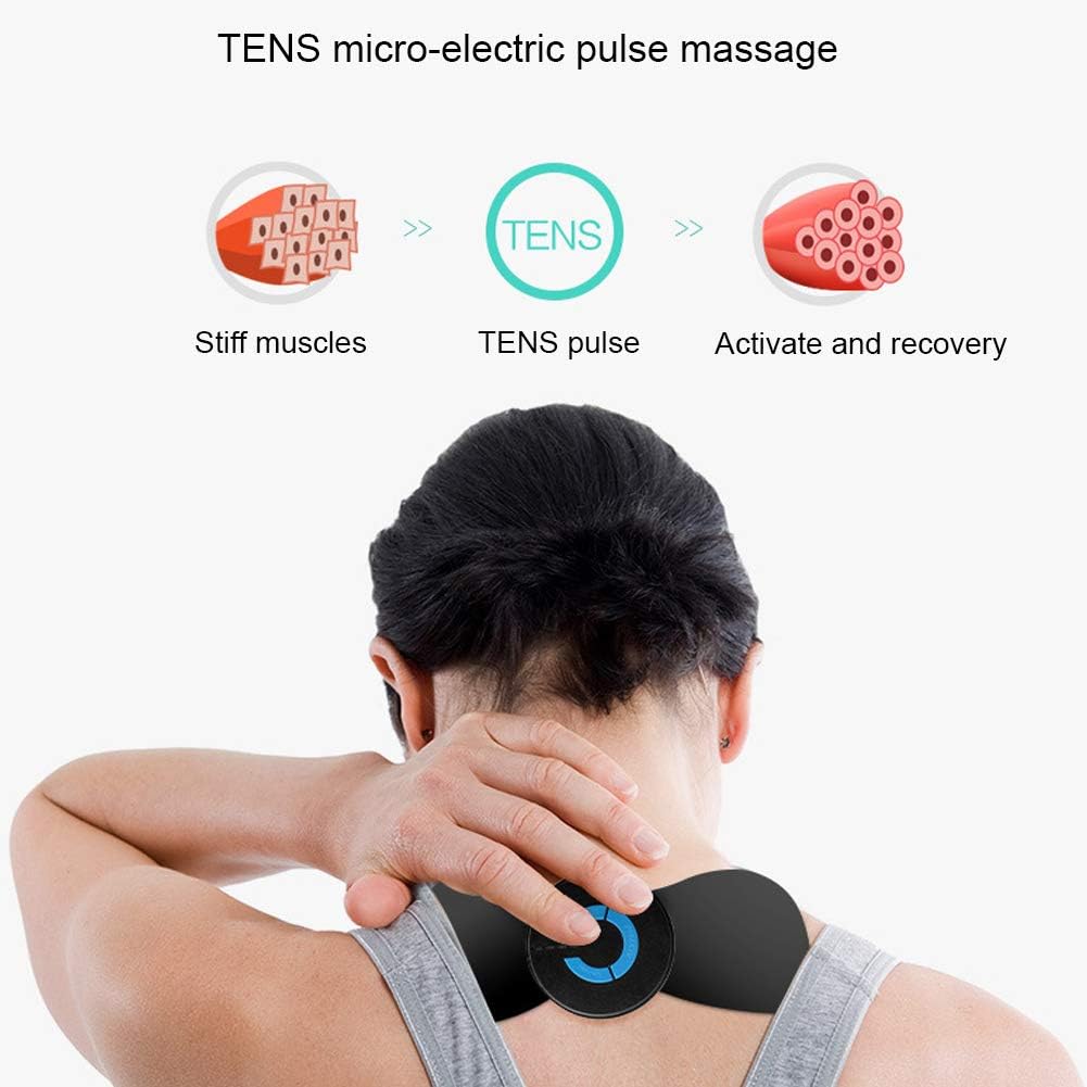 Portable Mini Electric Neck & Back Massager – USB Rechargeable Pain Relief for Full Body Relaxation - Wellness Pulse